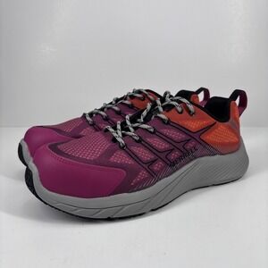 Merrell Moab Flight CF Safety Toe Work Shoes‎ Women's Size 10 Fuchsia J005236